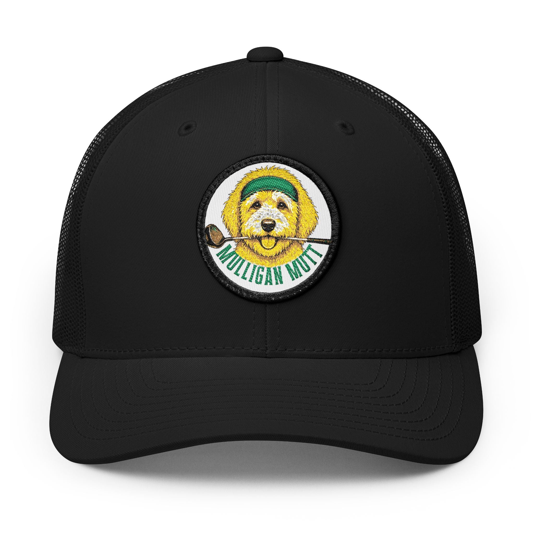 Mulligan Mutt Golf Trucker Cap — Embroidered