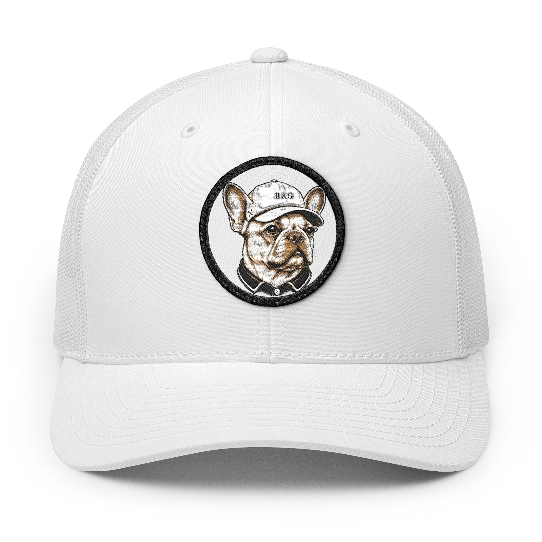French Bulldog Trucker Hat — Embroidered