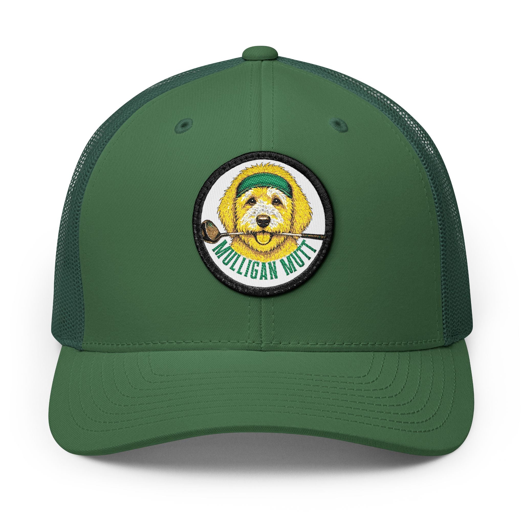 Mulligan Mutt Golf Trucker Cap — Embroidered