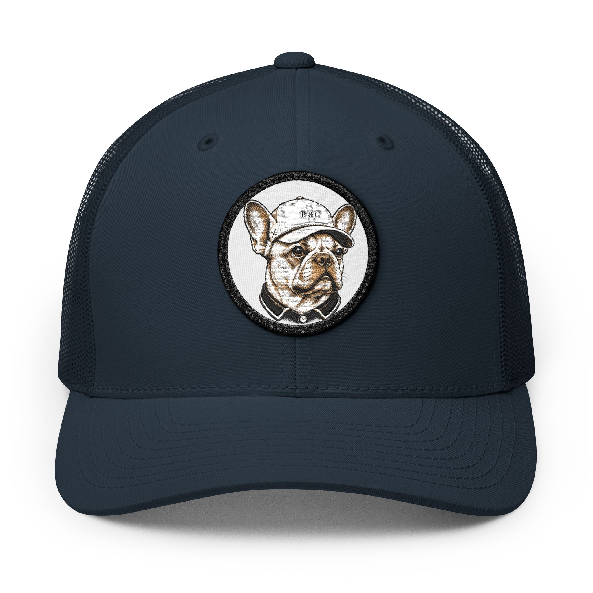 French Bulldog Trucker Hat — Embroidered