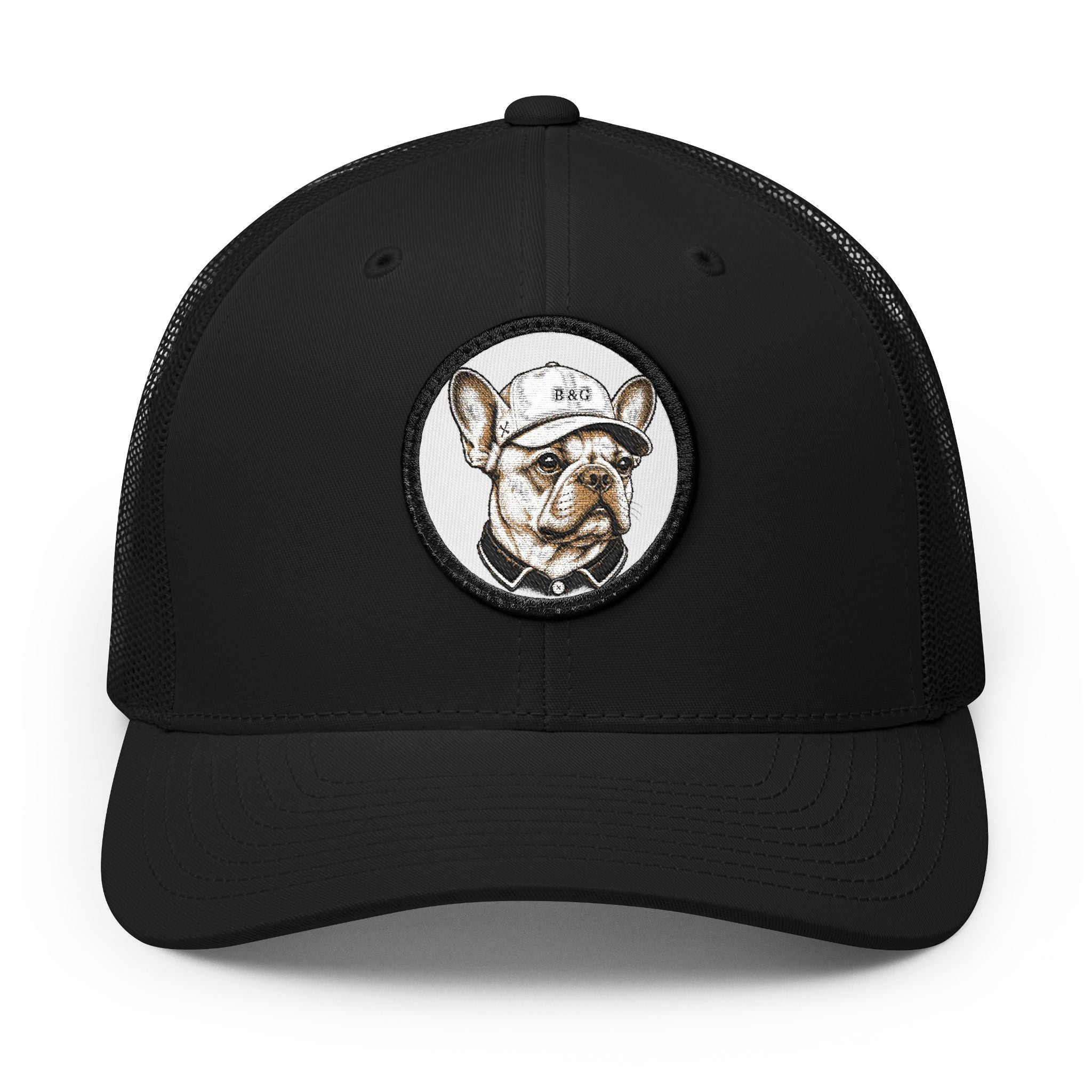 French Bulldog Trucker Hat — Embroidered