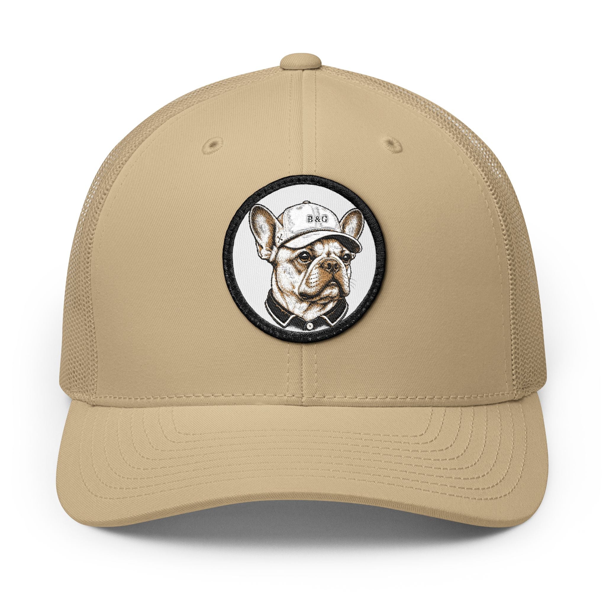 French Bulldog Trucker Hat — Embroidered