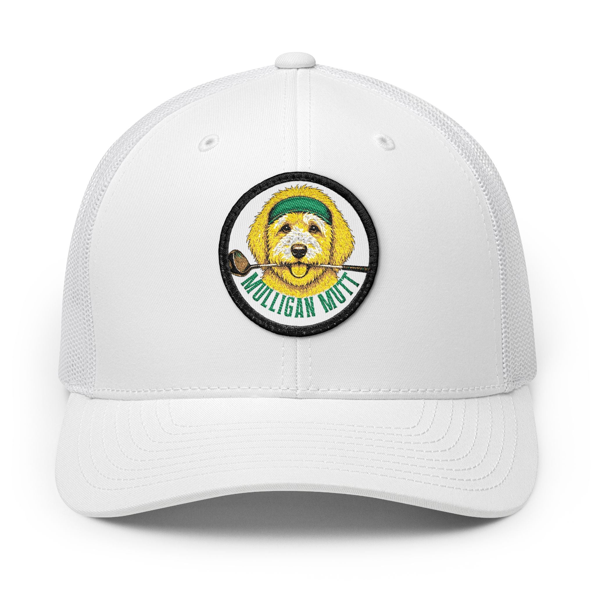 Mulligan Mutt Golf Trucker Cap — Embroidered