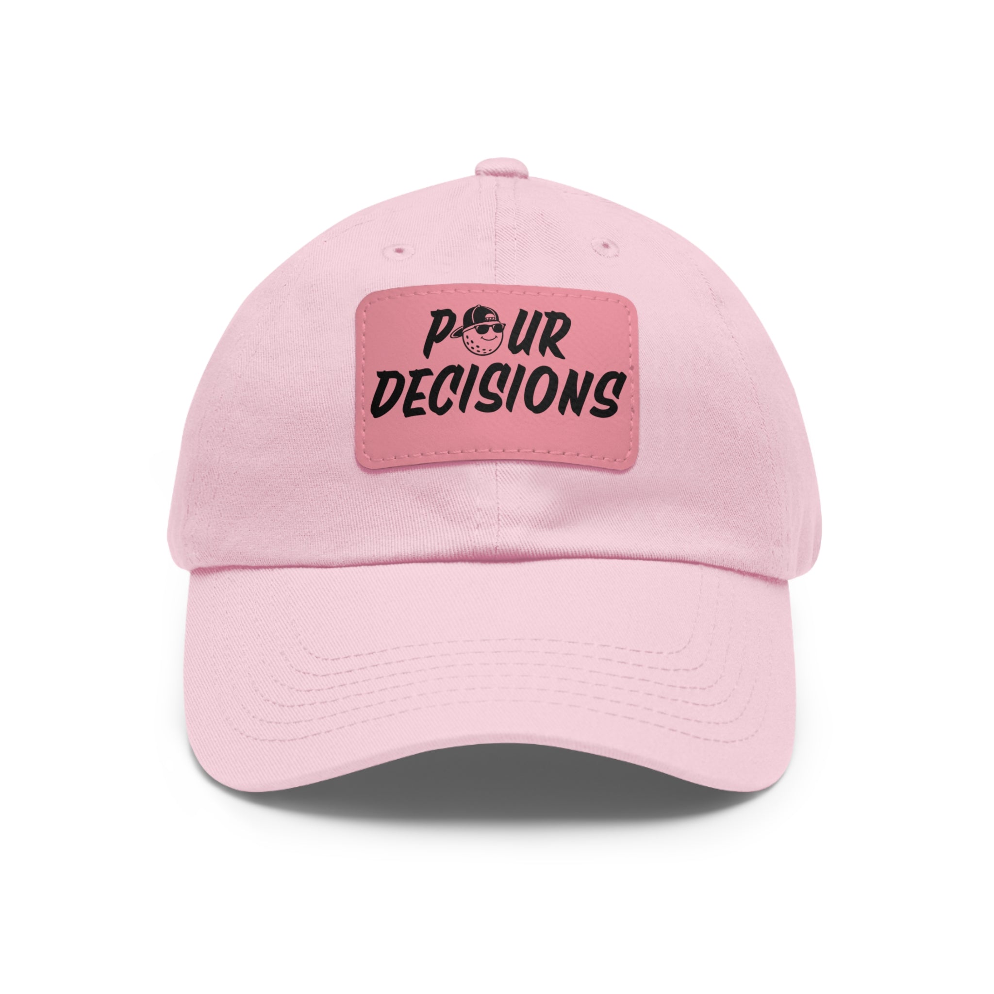 Pour Decisions Leather Patch Cap