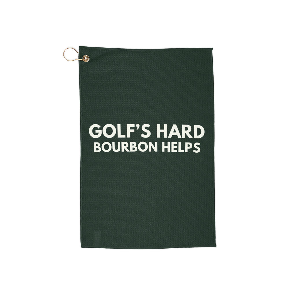 Golf's Hard, Bourbon Helps Towel