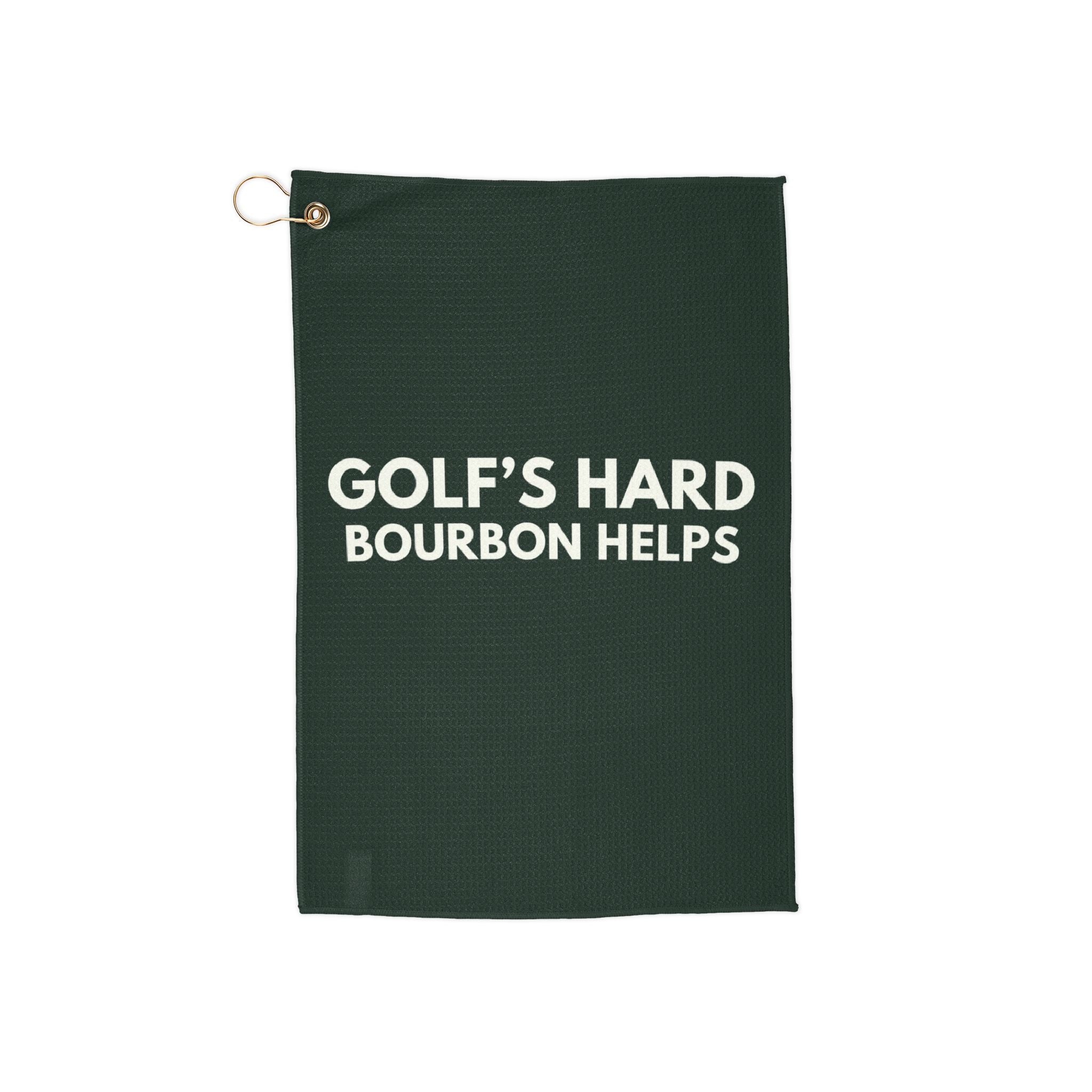 Golf's Hard, Bourbon Helps Towel