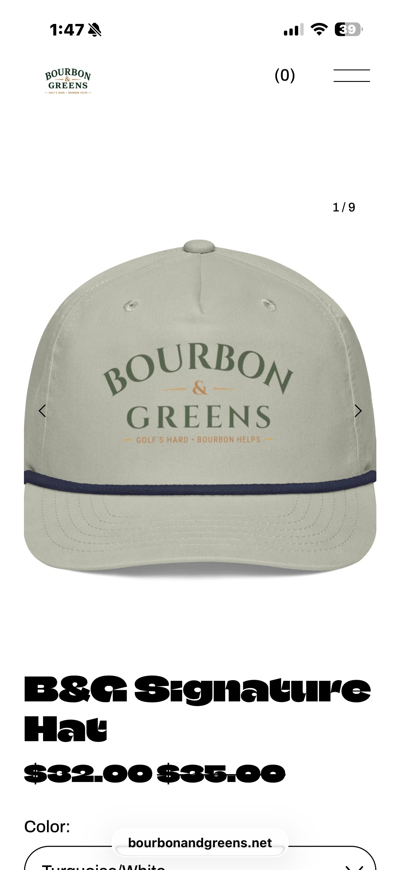 Bourbon & Greens Heritage Imperial® Hat