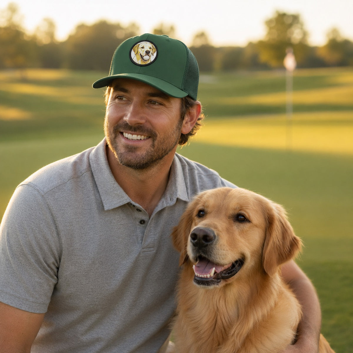 Golden Lab Trucker Hat