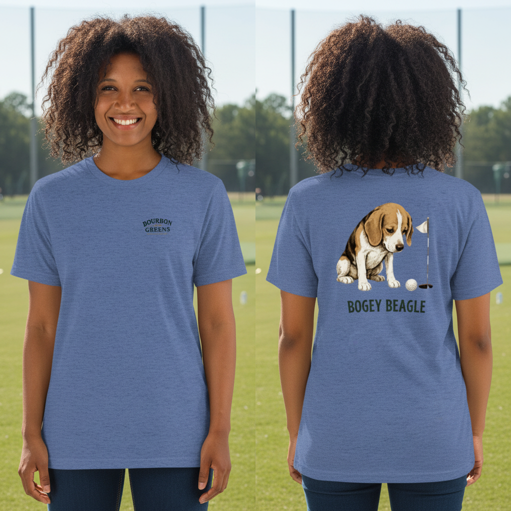 Bogey Beagle Tri-Blend Tee - 1:1