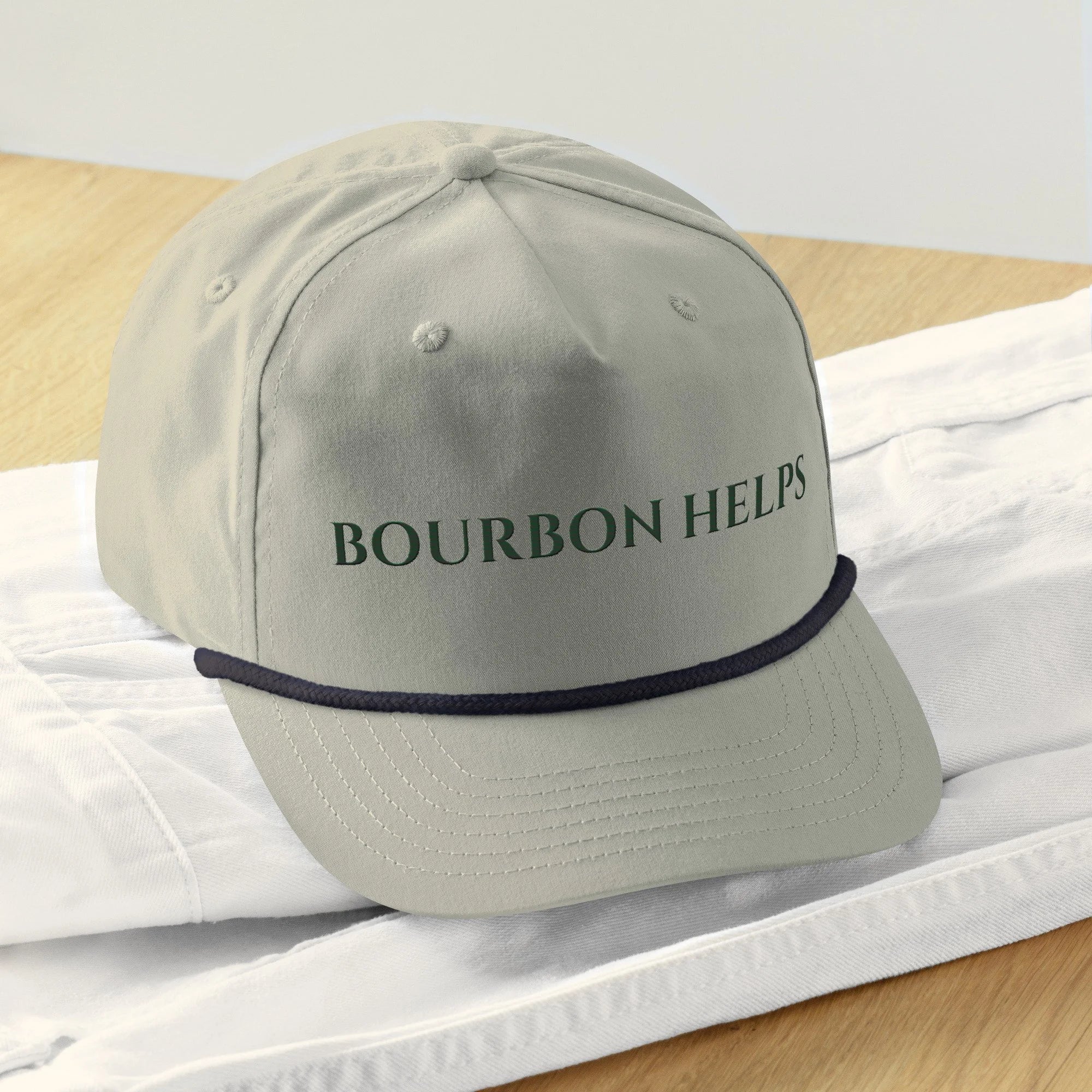 The Bourbon Helps Rope Hat