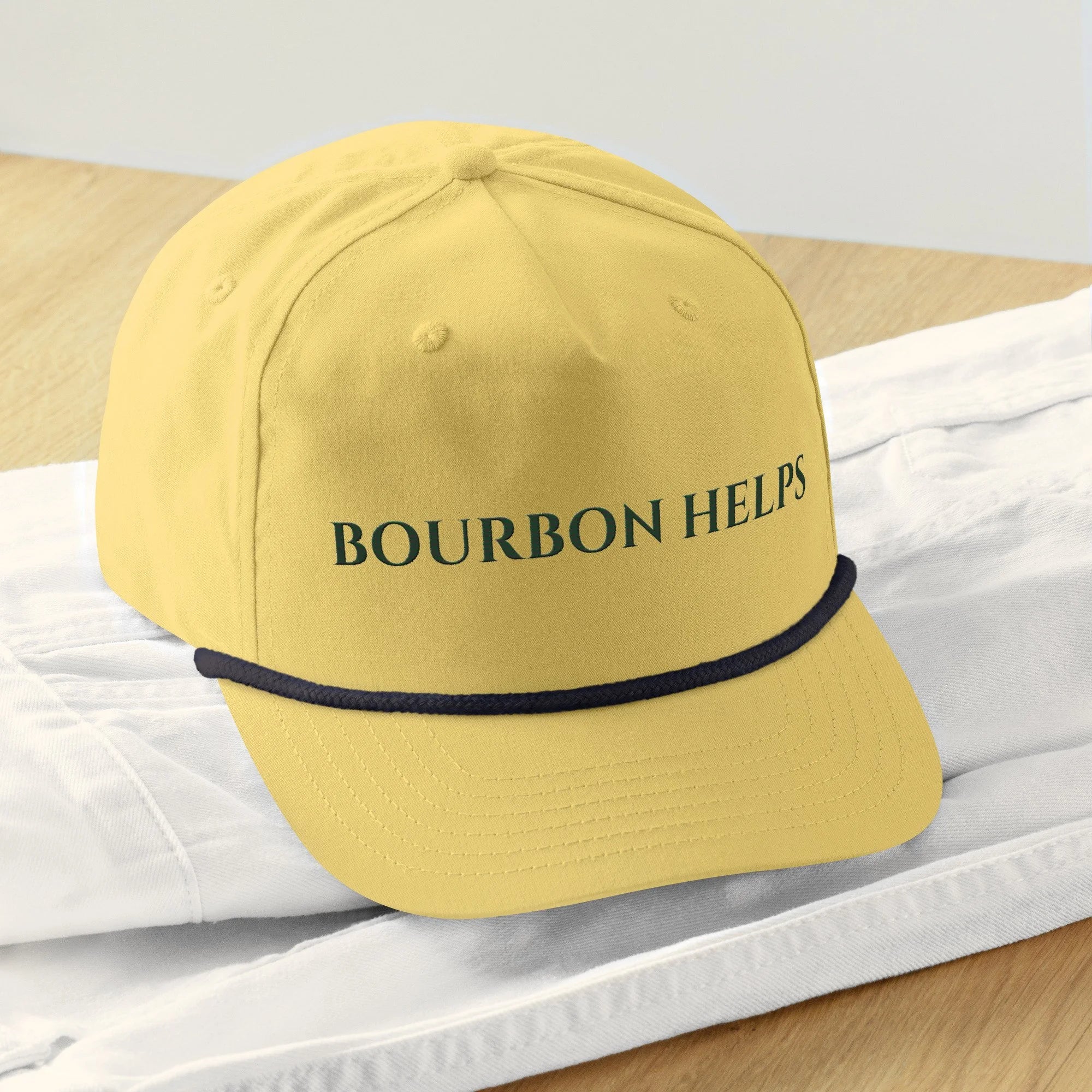The Bourbon Helps Rope Hat