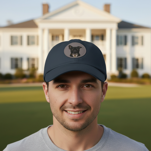 Bowden Dad Cap lifestyle shot on golf course