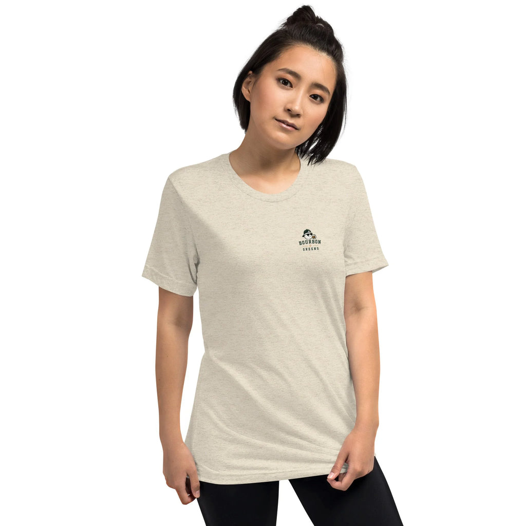 The Caddie Corgi (Tri-blend Tee)